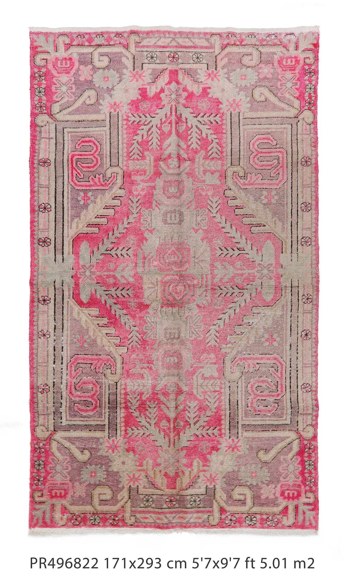 Turkey hot pink carpet, unique design art retro, buy